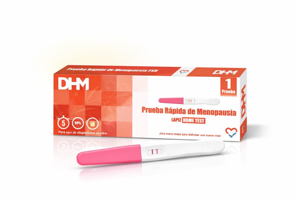 Prueba de menopausia en casa DHM detección FSH en orina