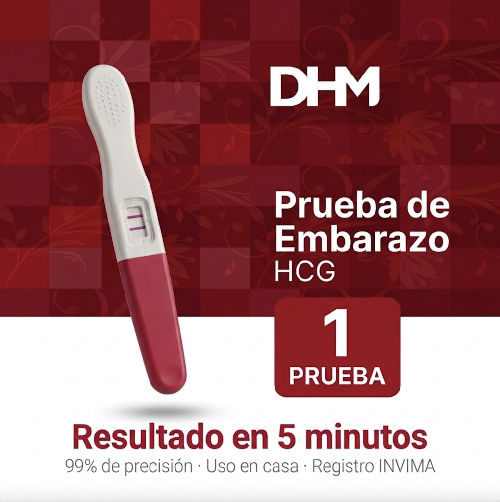 Prueba de Embarazo en Casa DHM | Lápiz | Precisa y Rápida en 5 Minutos
