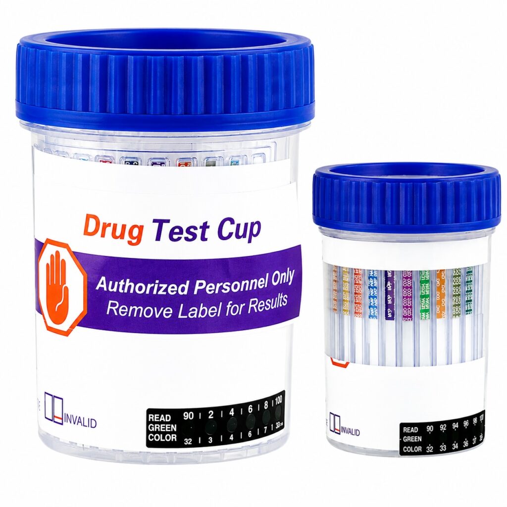 Pack x25 prueba de drogas en orina vaso - resultado en 5 minutos