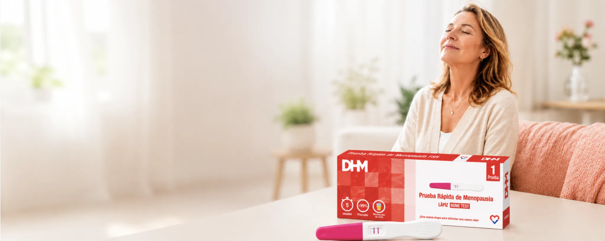 Prueba de menopausia (FSH) en casa DHM